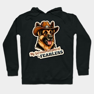 German Shepherd Cowboy Hoodie